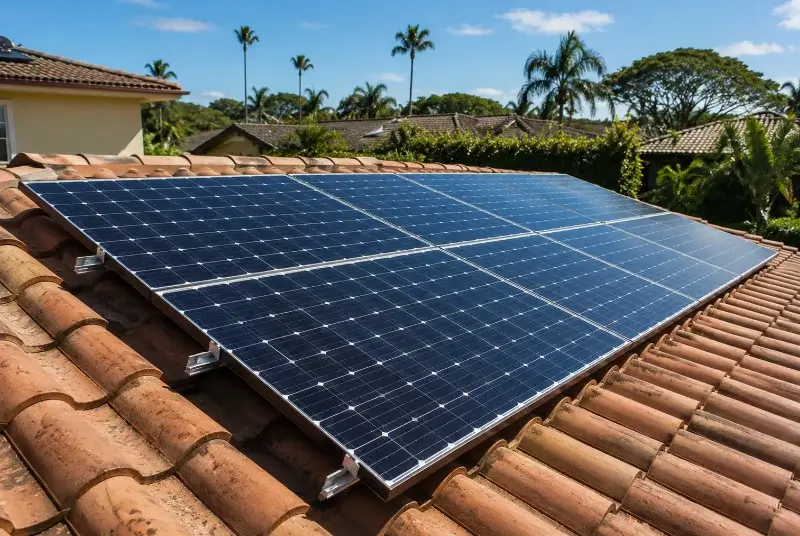 Installation de panneaux solaires à Lamarque
